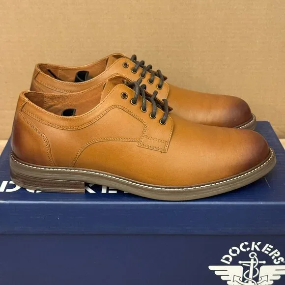 Dockers Ludgate Men's Dress Shoes – Butterscotch – Size 10M – New